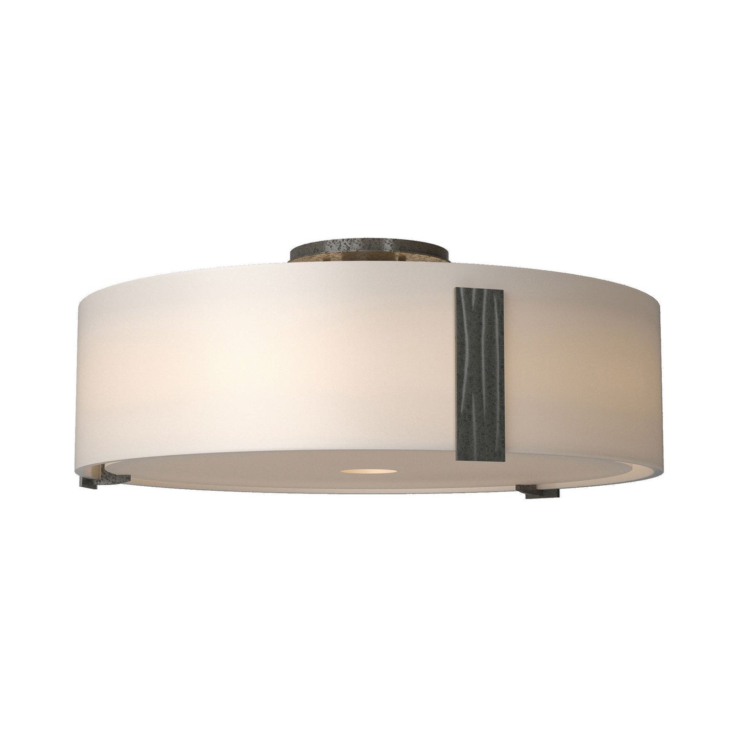 Impressions Semi Flush Mount Ceiling Light in Natural Iron (Large).