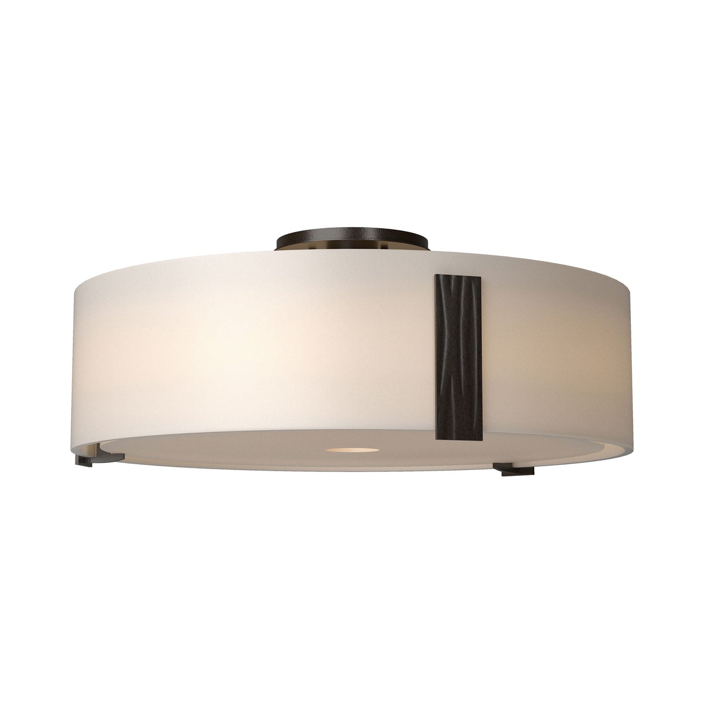 Impressions Semi Flush Mount Ceiling Light in Oil Rubbed Bronze (Large).