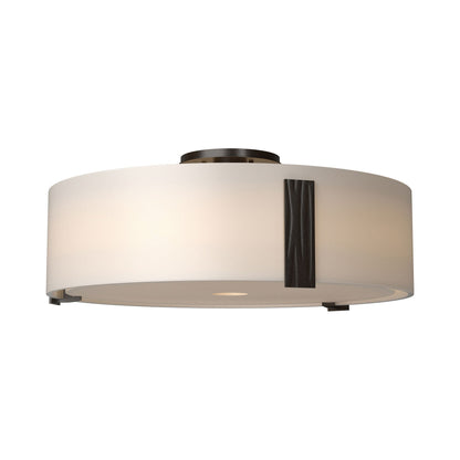 Impressions Semi Flush Mount Ceiling Light in Oil Rubbed Bronze (Large).