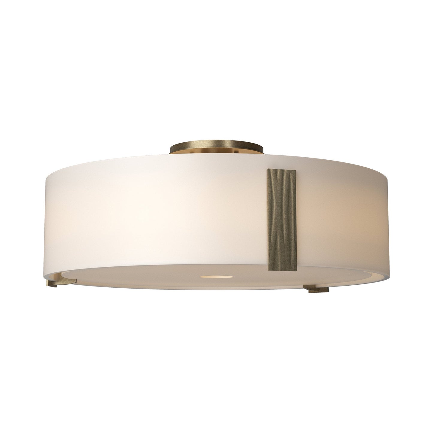 Impressions Semi Flush Mount Ceiling Light in Soft Gold (Large).