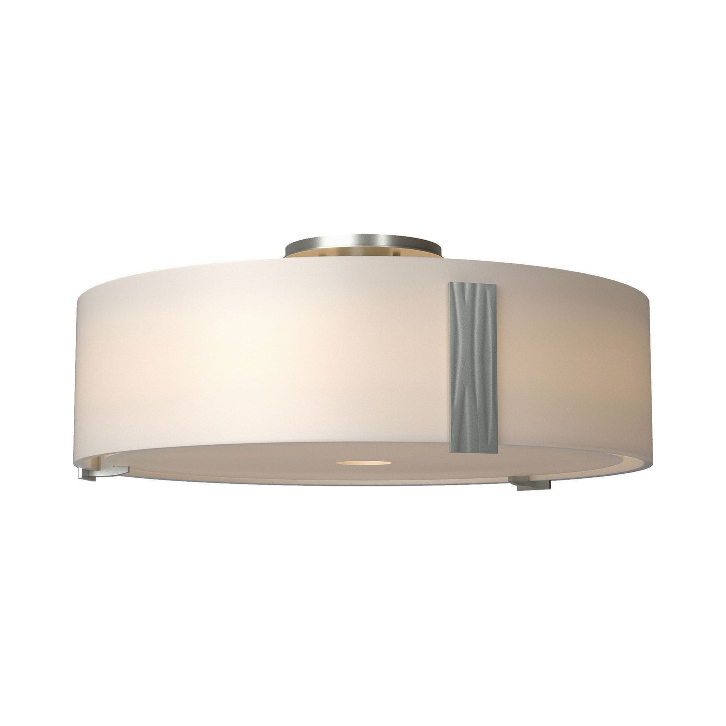 Impressions Semi Flush Mount Ceiling Light in Vintage Platinum (Large).