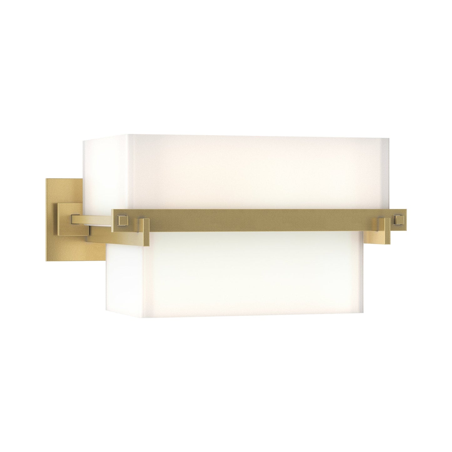 Kakomi Bath Wall Light in Modern Brass (9.8-Inch).