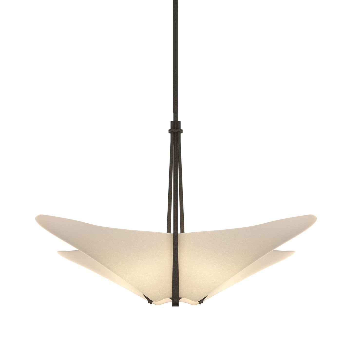 Kirigami Pendant Light in Natural Iron (4-Light).