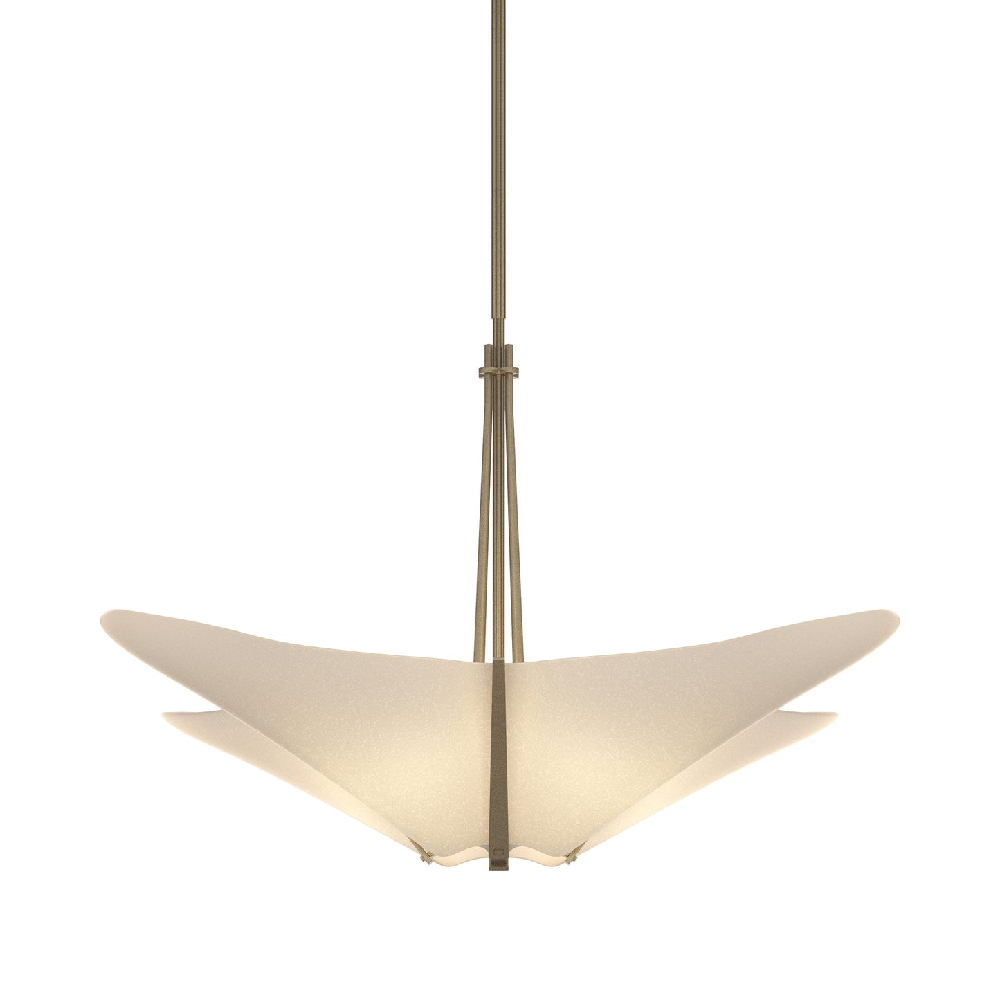 Kirigami Pendant Light in Soft Gold (4-Light).