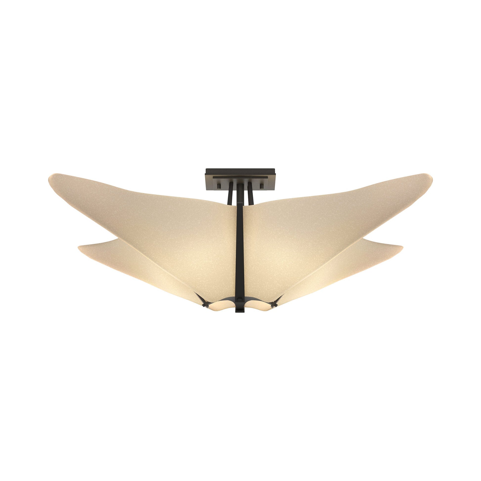 Kirigami Semi Flush Mount Ceiling Light.