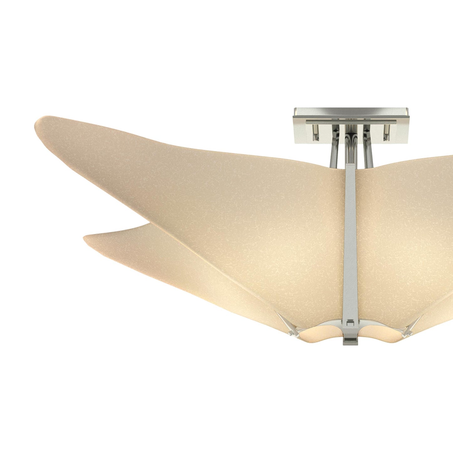 Kirigami Semi Flush Mount Ceiling Light in Detail.
