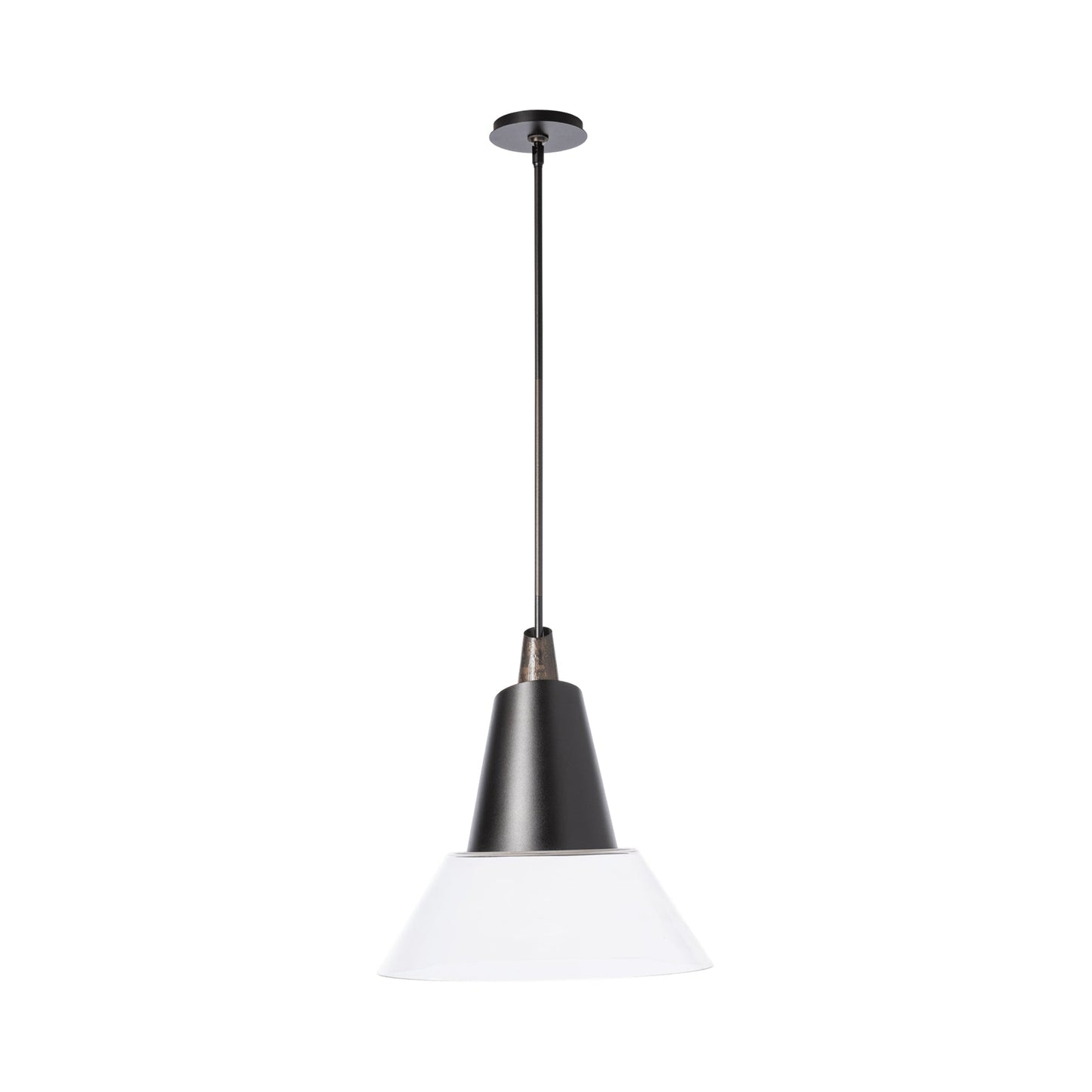 Kora Pendant Light in Black/Dark Smoke.