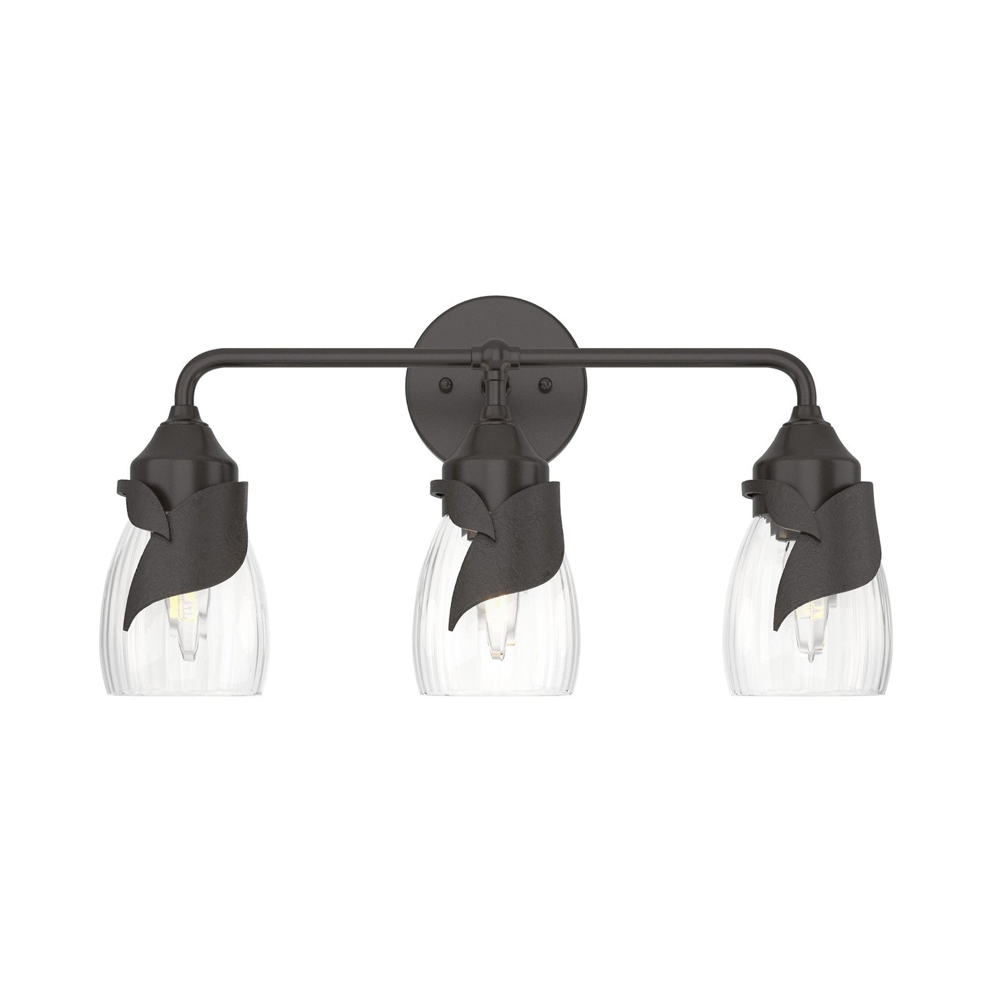 Lapas Bath Vanity Light in Oil Rubbed Bronze (Water Glass).