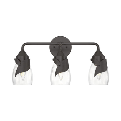 Lapas Bath Vanity Light in Oil Rubbed Bronze (Water Glass).