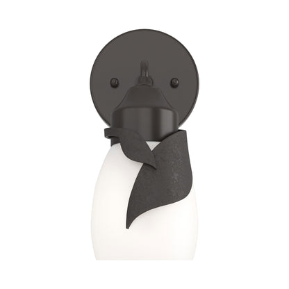 Lapas Bath Wall Light in Oil Rubbed Bronze (Opal Glass).