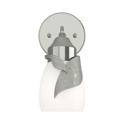 Lapas Bath Wall Light in Sterling (Opal Glass).