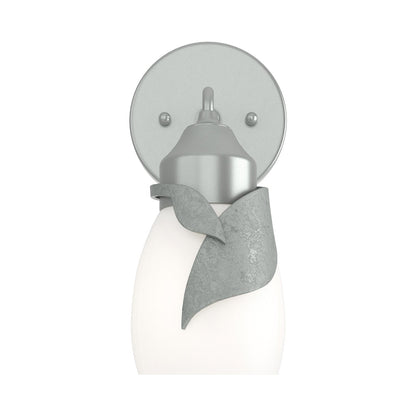 Lapas Bath Wall Light in Vintage Platinum (Opal Glass).