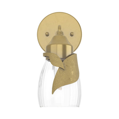Lapas Bath Wall Light in Modern Brass (Water Glass).