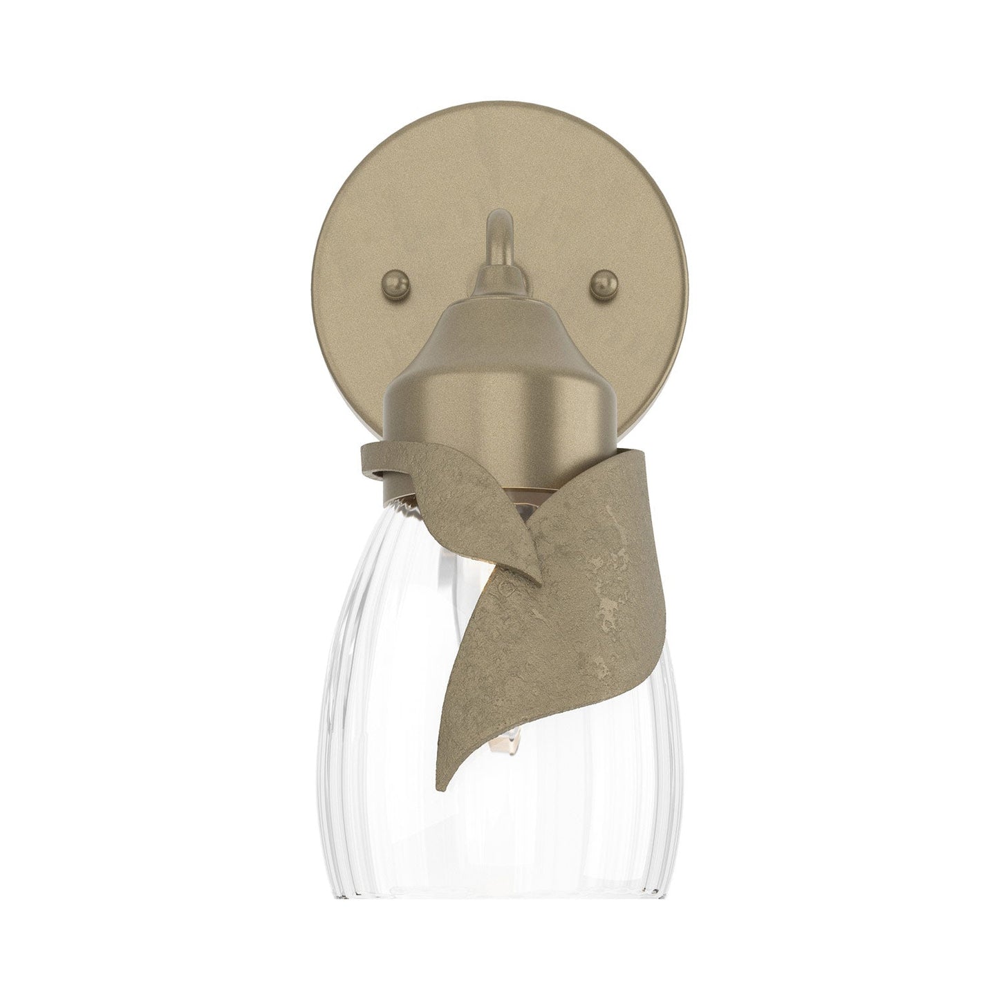 Lapas Bath Wall Light in Soft Gold (Water Glass).