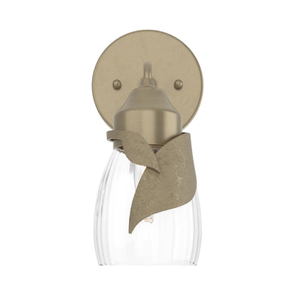 Lapas Bath Wall Light in Soft Gold (Water Glass).