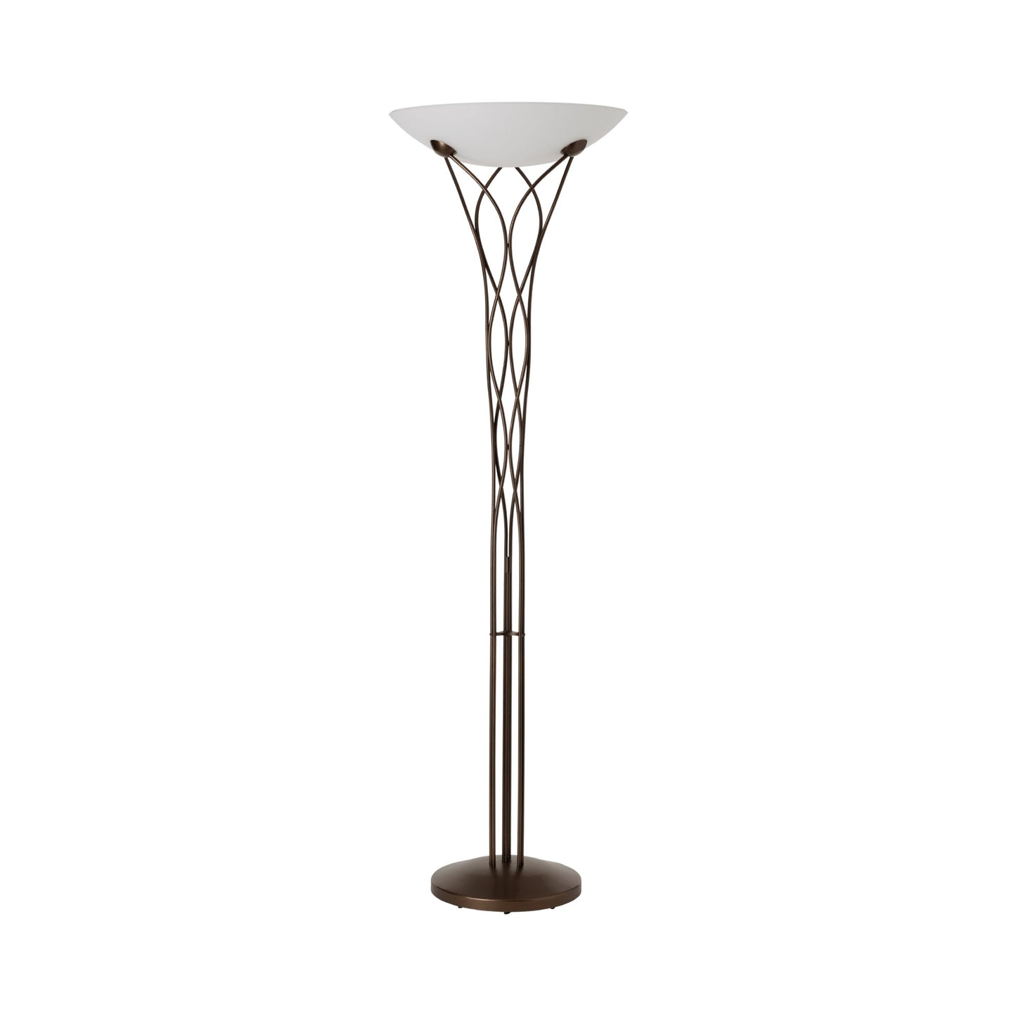 Lattice Floor Lamp in Bronze.