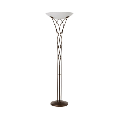 Lattice Floor Lamp in Bronze.