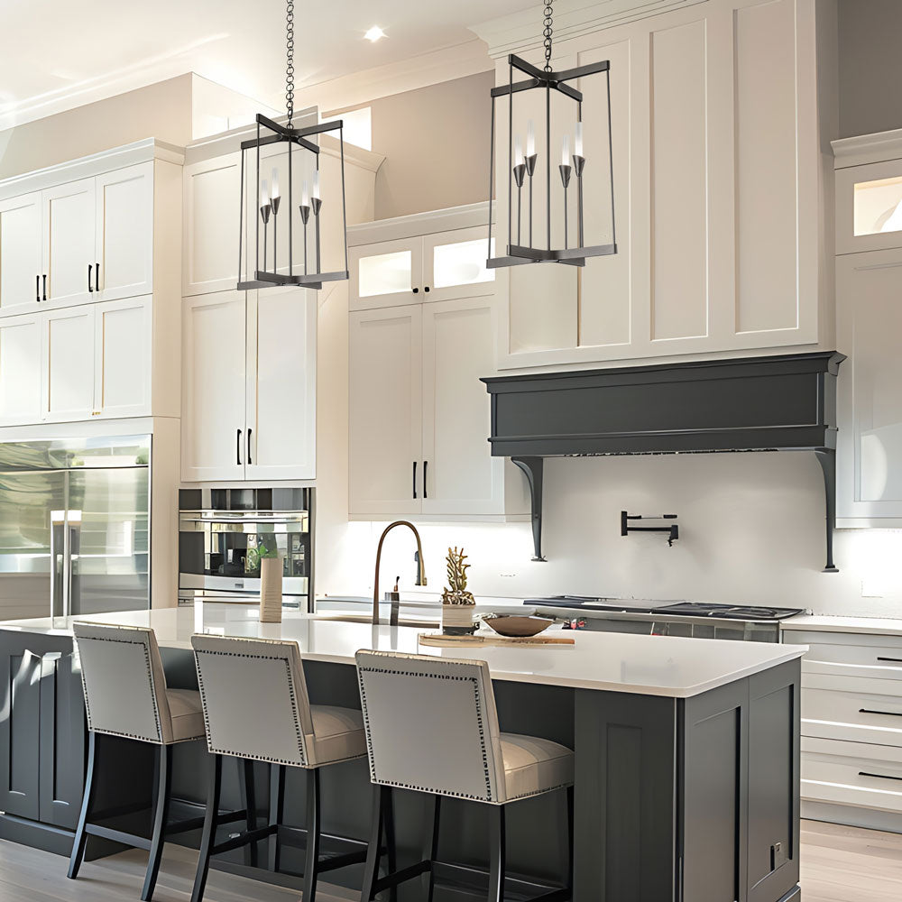 Lilium Chandelier in kitchen.