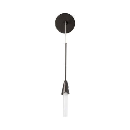 Lilium Cylinder Wall Light in Oil Rubbed Bronze.