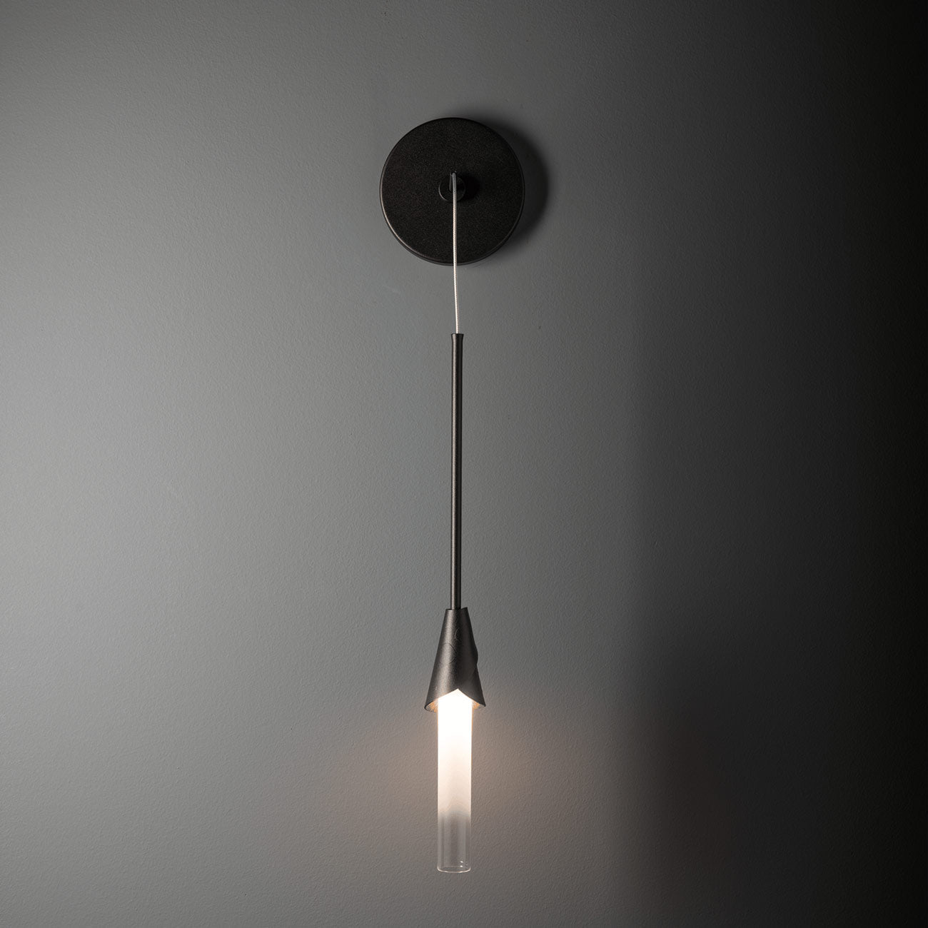 Lilium Cylinder Wall Light in Detail.