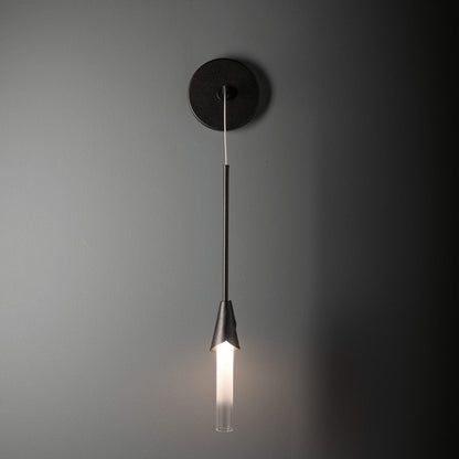 Lilium Cylinder Wall Light in Detail.