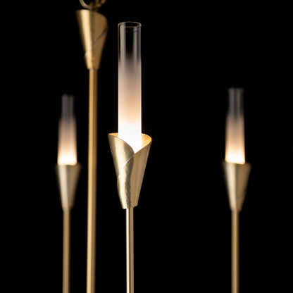Lilium Multi-Light Chandelier in Detail.