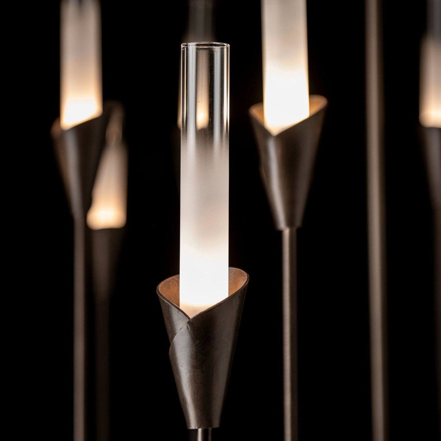 Lilium Multi-Light Chandelier in Detail.