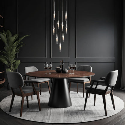 Lilium Round Pendant Light in living room.