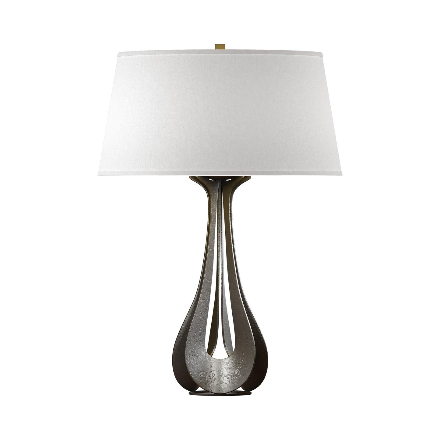 Lino Table Lamp in Dark Smoke (Flax).