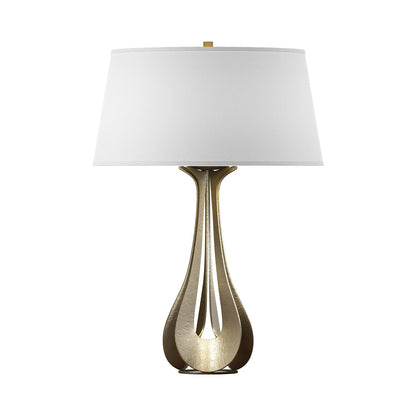 Lino Table Lamp in Soft Gold (Natural Anna).