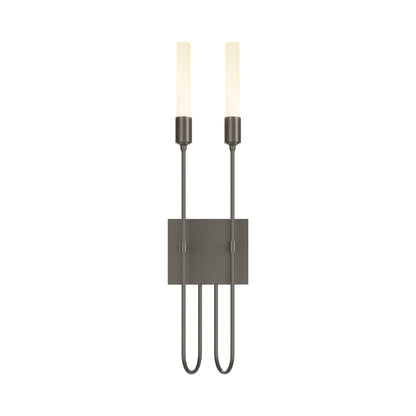 Lisse Wall Light in Dark Smoke (2-Light).