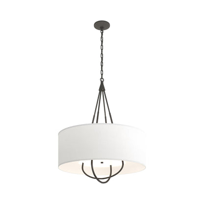 Loop Pendant Light in Natural Iron (Oil Rubbed Bronze/Natural Anna).