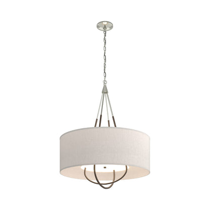 Loop Pendant Light in Sterling (Bronze/Flax).