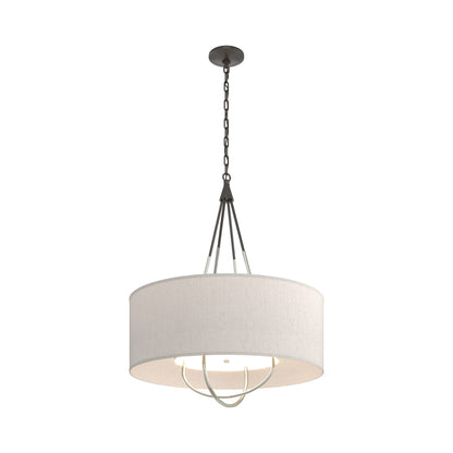 Loop Pendant Light in Oil Rubbed Bronze (Soft Gold/Flax).