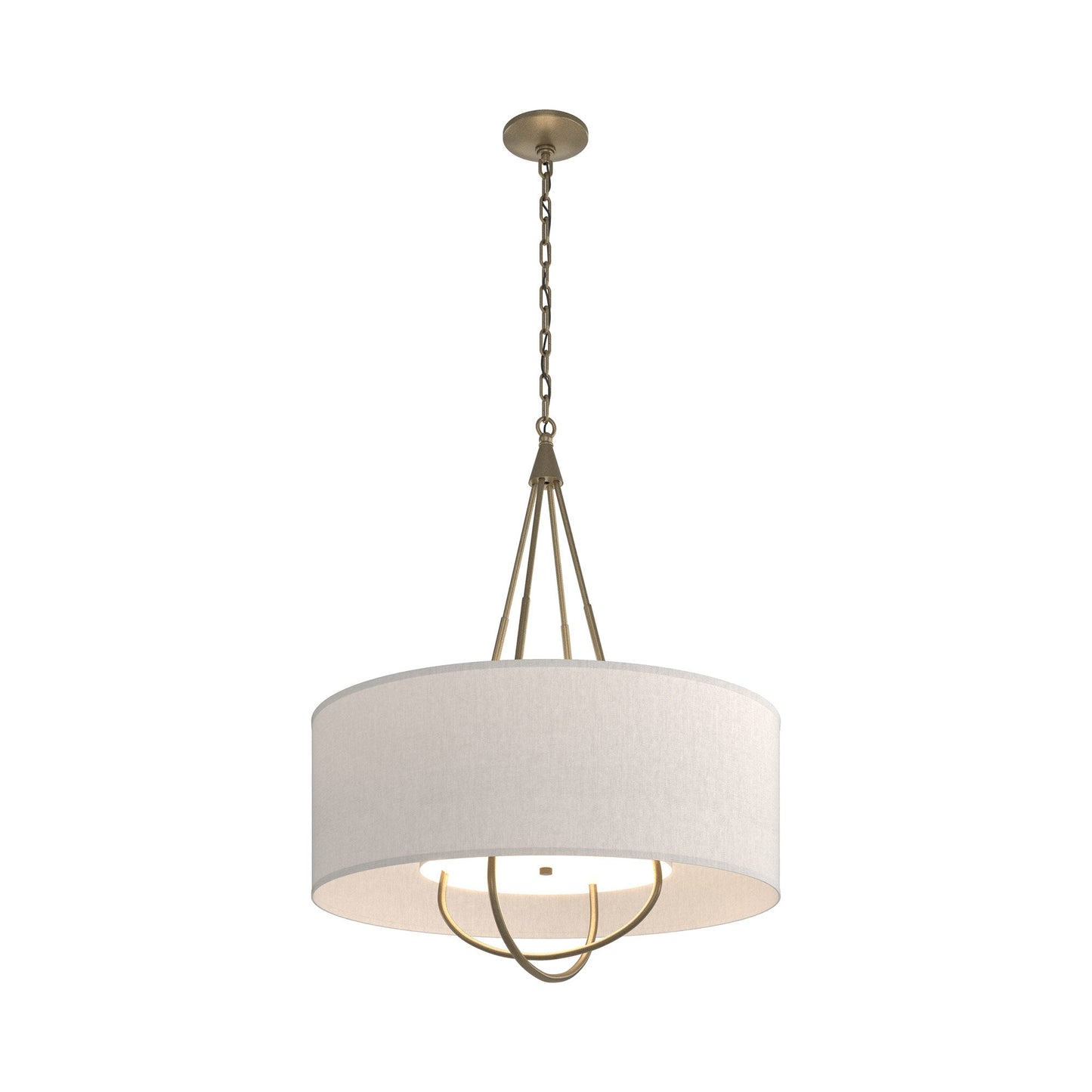 Loop Pendant Light in Soft Gold (Soft Gold/Flax).