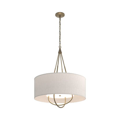 Loop Pendant Light in Soft Gold (Soft Gold/Flax).