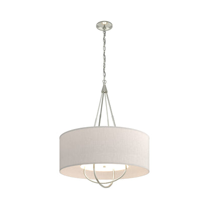 Loop Pendant Light in Sterling (Sterling/Flax).