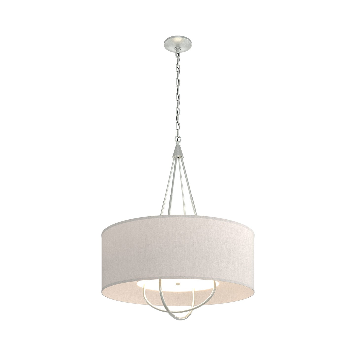 Loop Pendant Light in Vintage Platinum (Vintage Platinum/Flax).