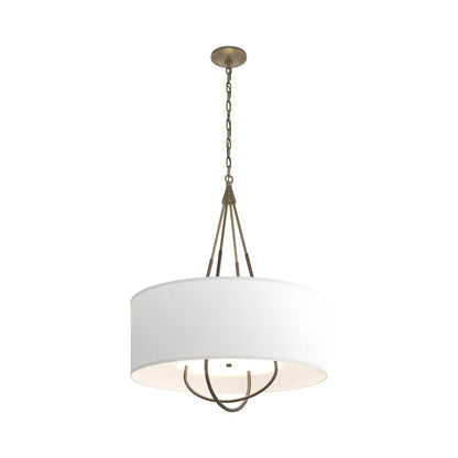 Loop Pendant Light in Soft Gold (Bronze/Natural Anna).