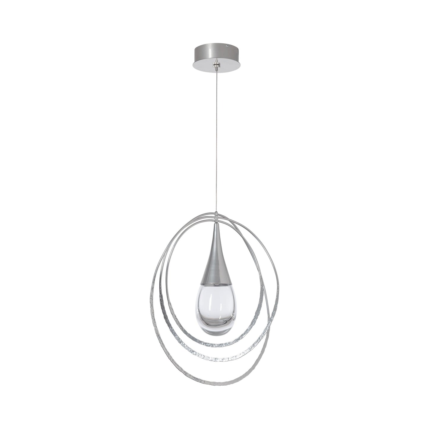 Lyric Pendant Light in Sterling.