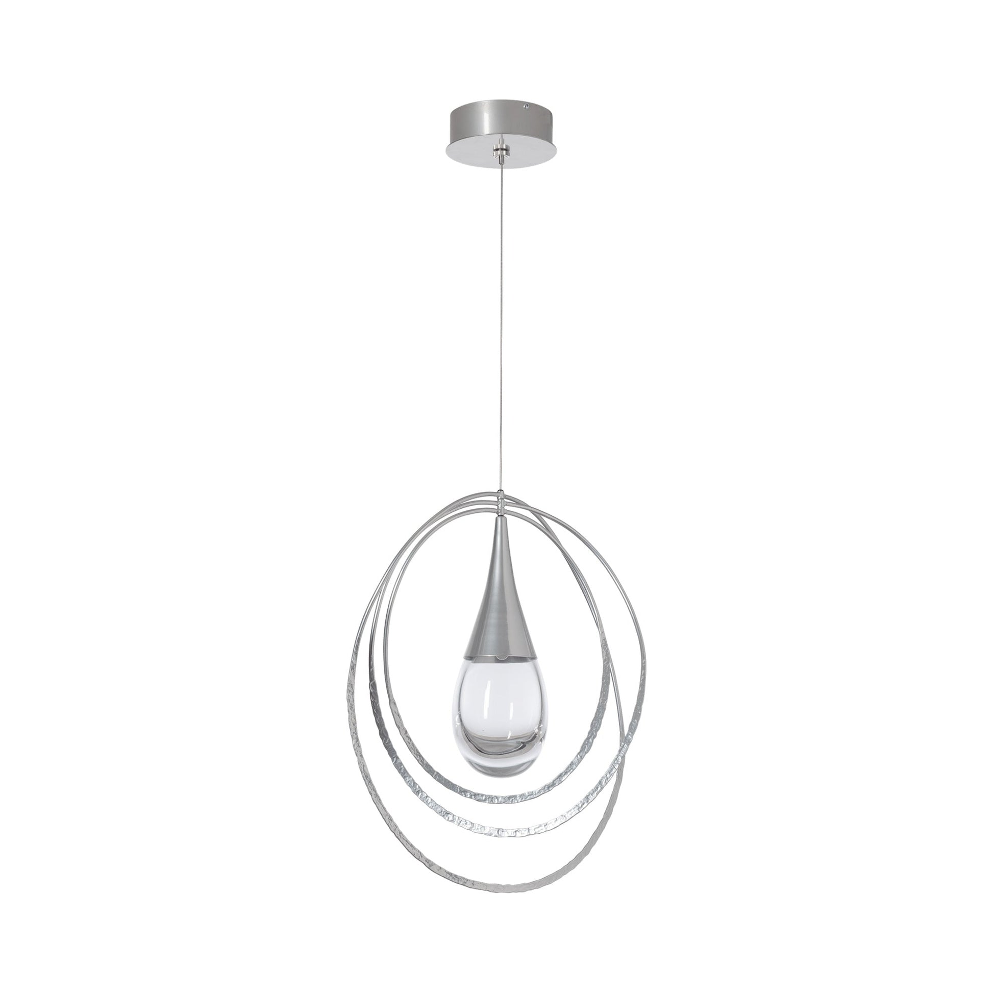 Lyric Pendant Light in Sterling.