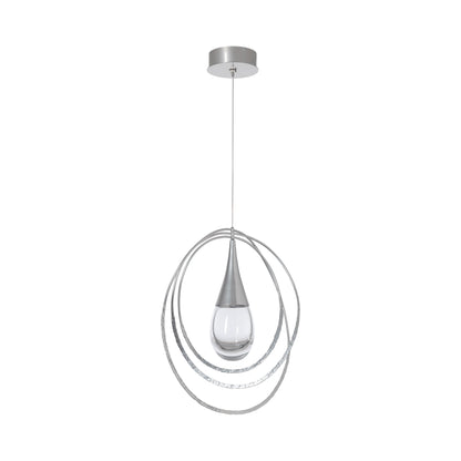 Lyric Pendant Light in Sterling.
