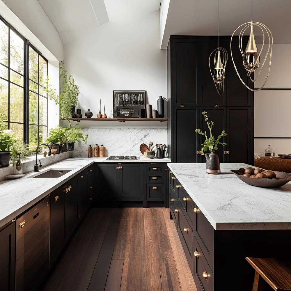 Lyric Pendant Light in kitchen.