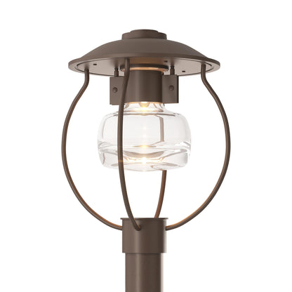 Mason Outdoor Post Light in Coastal Bronze.