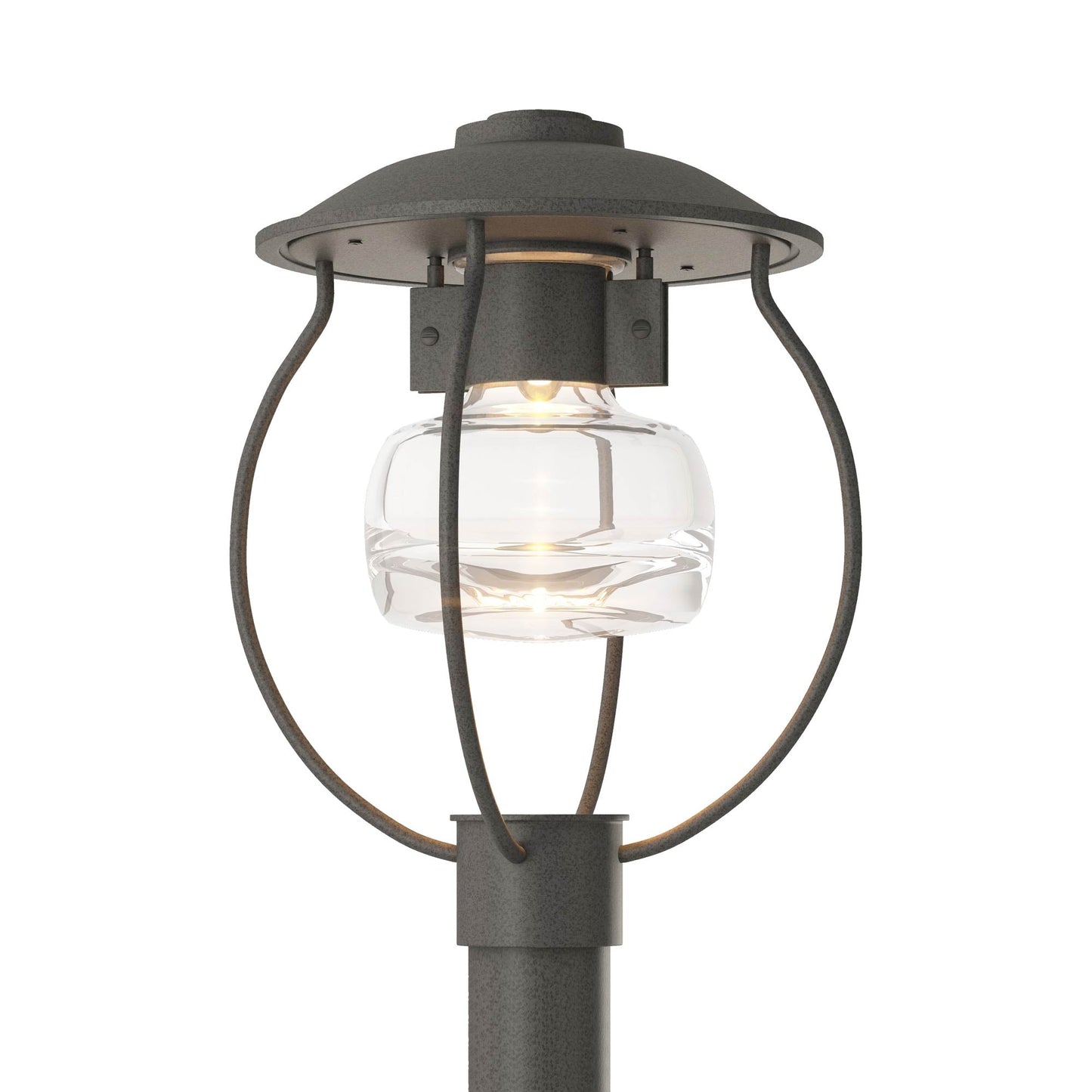 Mason Outdoor Post Light in Coastal Natural Iron.