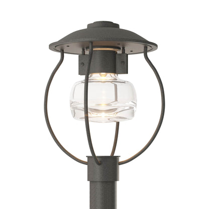Mason Outdoor Post Light in Coastal Natural Iron.