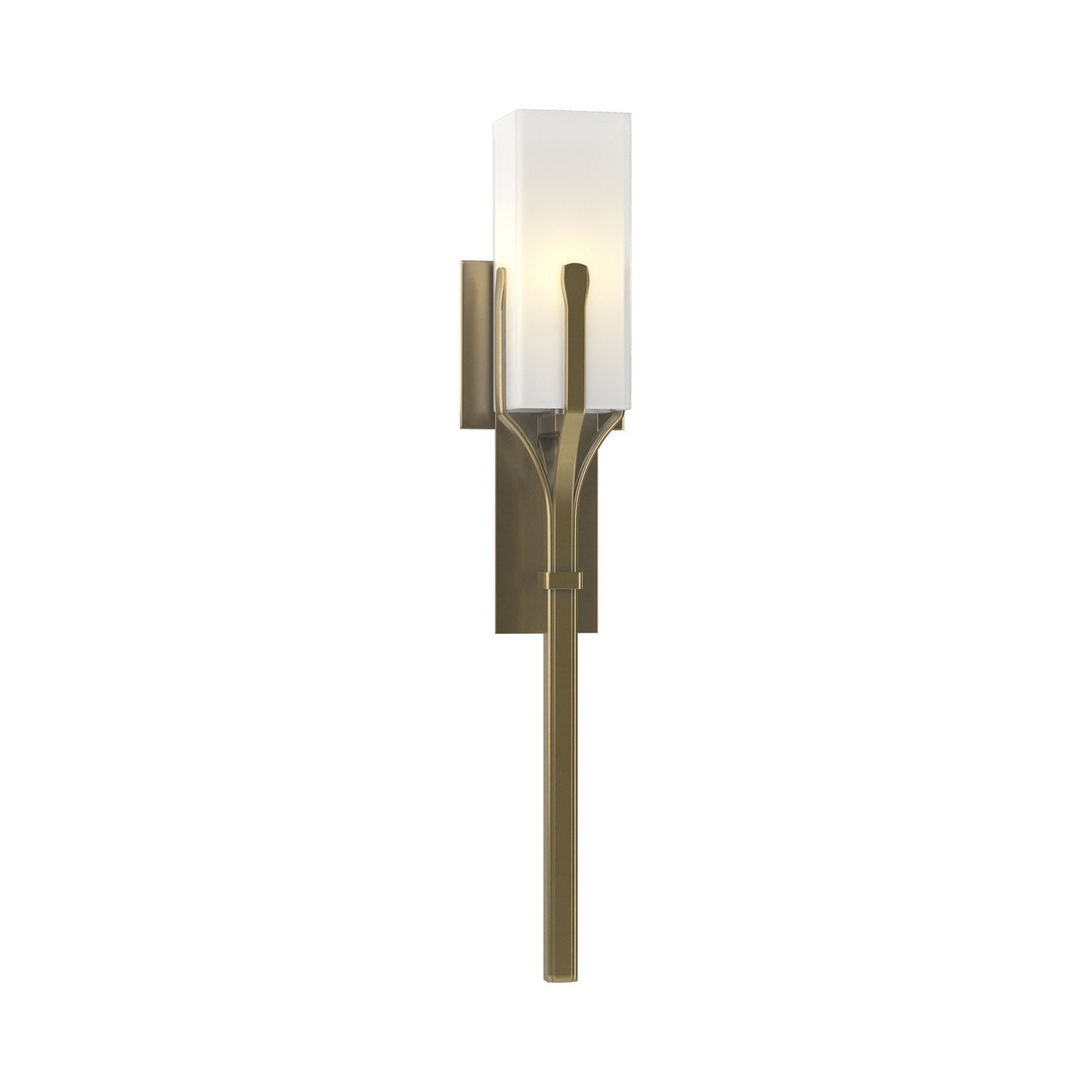 Mediki Wall Light in Modern Brass.