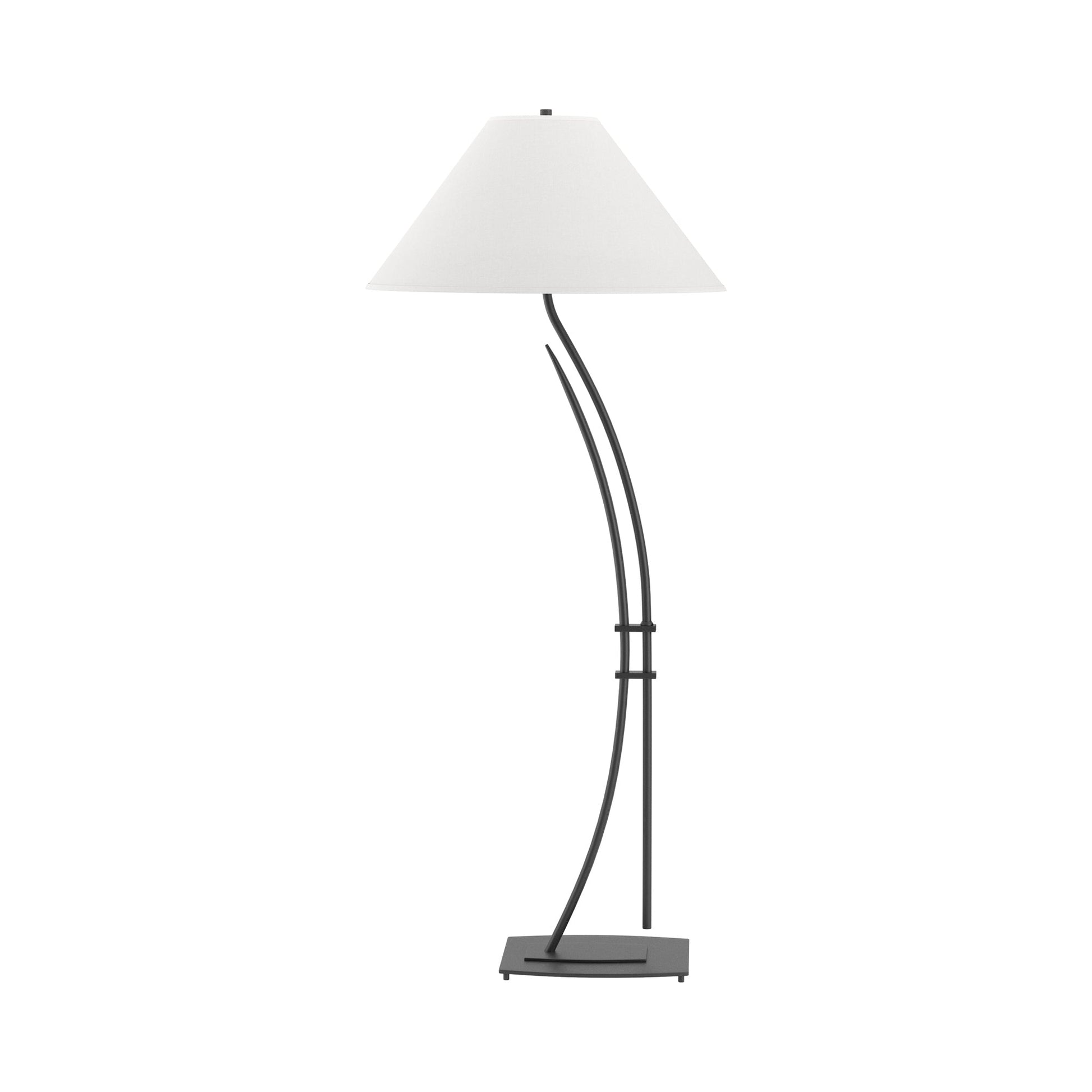Metamorphic Contemporary Floor Lamp in Black.