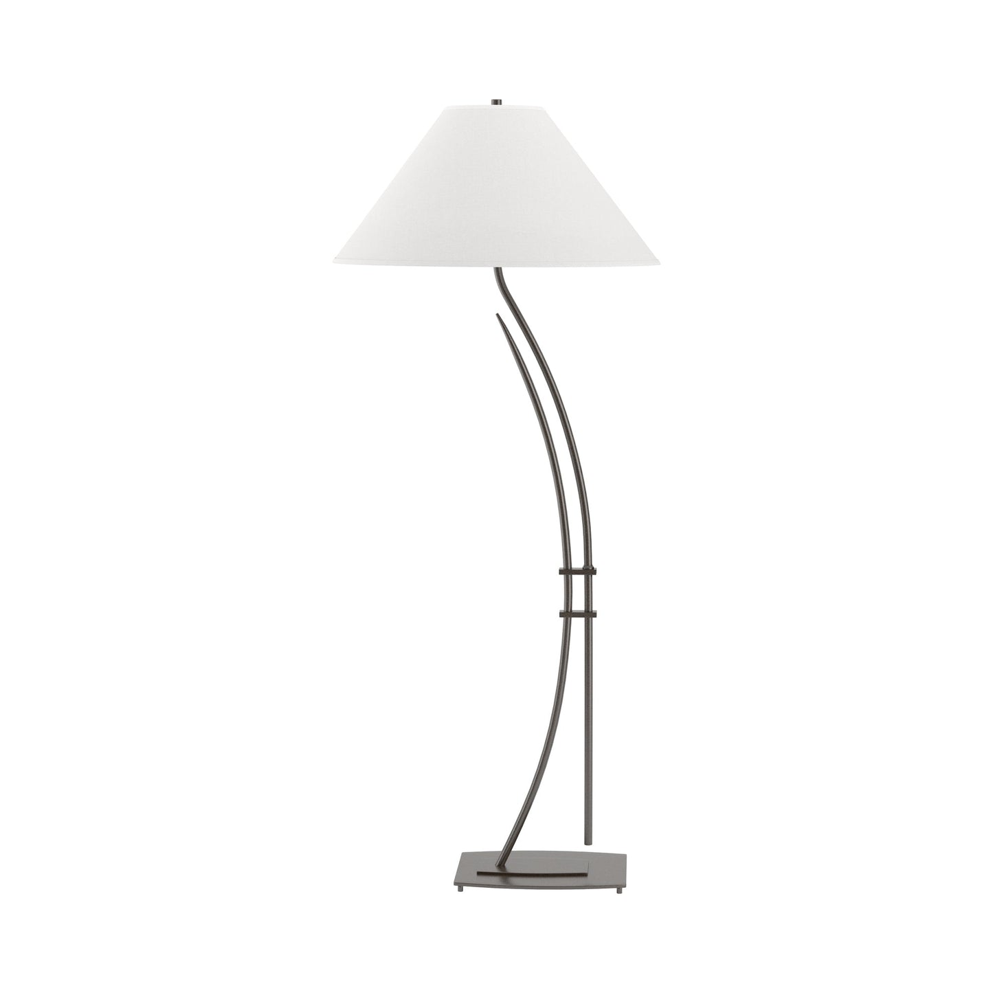 Metamorphic Contemporary Floor Lamp in Oil Rubbed Bronze.