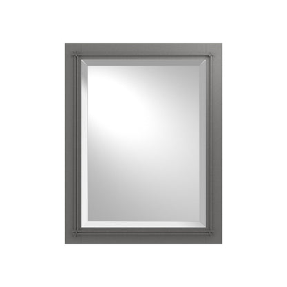 Metra Beveled Mirror in Natural Iron (28-Inch).